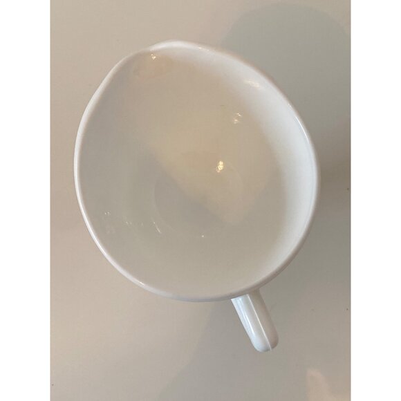 White Milk Glass Creamer Stem Replacement Vintage - Picture 9 of 16